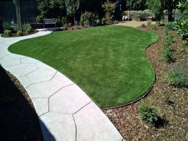Artificial Grass Photos: Artificial Turf Installation West Longview, Washington Roof Top, Front Yard Landscaping